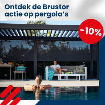 Pergola kortingsactie Brustor