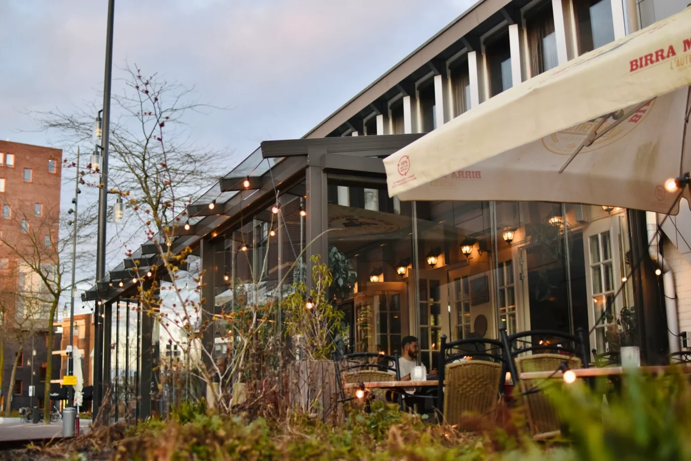 Horeca terras verlengen